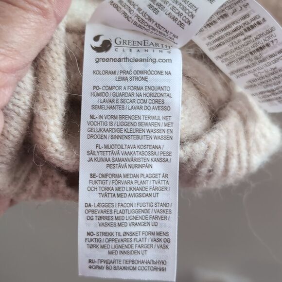 Boden Cream Mini Cable Knit Sweater Dress Sz 2 - Picture 8 of 12